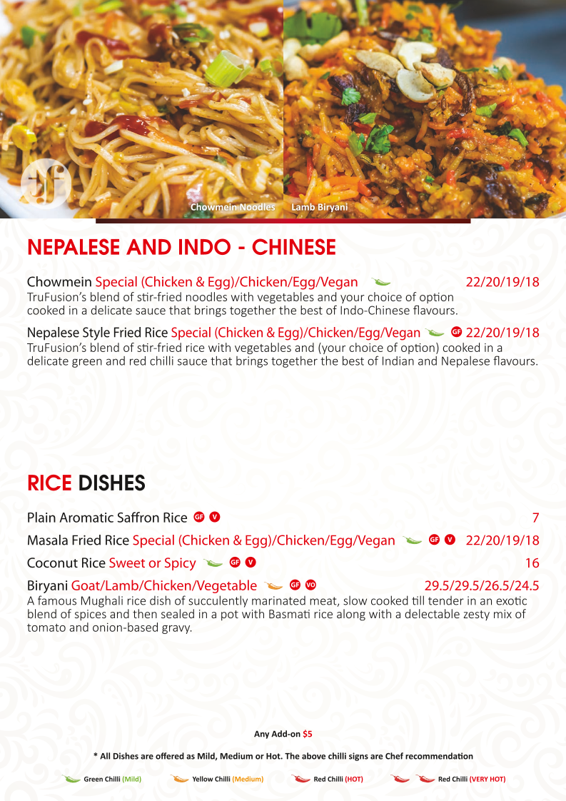 Menu Trufusion Indian Bar & Grill-6